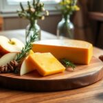 Apple smoked cheddar cheese
