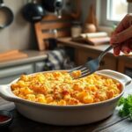 Baked smoked mac and cheese