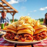 Barbecued pork sandwiches recipe