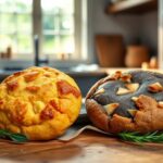 Burnt cheese cookie x smoked cheese cookie comparison