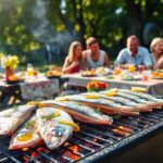 Cooking fish on a charcoal grill: tips and techniques