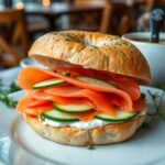 Cream cheese smoked salmon sandwich recipe