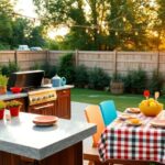 DIY outdoor kitchen ideas and tips