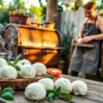 How to make smoked mozzarella cheese at home