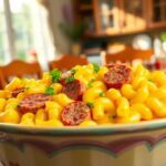 Kraft mac and cheese with smoked sausage