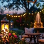 Lampara para exterior jardin