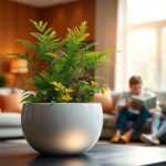 Maceta con luz: ilumina tu espacio verde