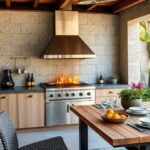 Outdoor kitchens and grills | Built-in BBQ grills | Storage