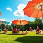 Parasoles excéntricos 3x3: modelos y ofertas