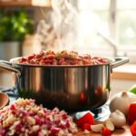 Red beans and hamburger meat recipe