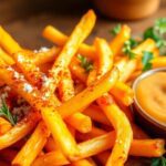Seasoning french fries for the perfect flavor