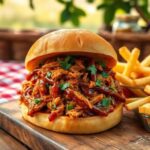 Shredded chicken barbecue sandwich recipe