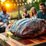 Smoked beef chuck roast