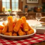 Smoked cheese sticks
