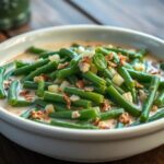Smoked green bean casserole