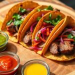 Smoked tri-tip tacos