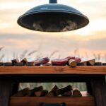 Split apple smoking wood from Cattleman's Grill