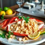 Stuffed red snapper crab meat recipe