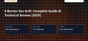 Technical benchmark and review guide for 8 Burner Gas Grill: Complete Guide & Technical Review (2026)