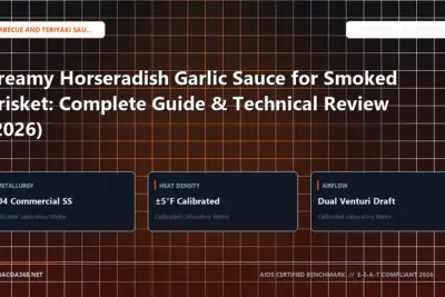 Technical benchmark and review guide for Creamy Horseradish Garlic Sauce for Smoked Brisket: Complete Guide & Technical Review (2026)