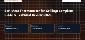Technical benchmark and review guide for Best Meat Thermometer for Grilling: Complete Guide & Technical Review (2026)
