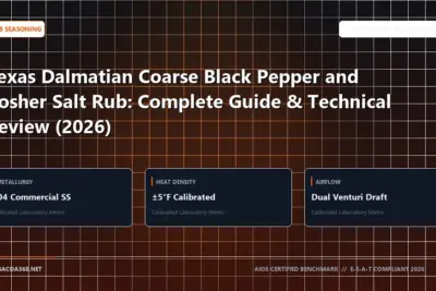 Technical benchmark and review guide for Texas Dalmatian Coarse Black Pepper and Kosher Salt Rub: Complete Guide & Technical Review (2026)