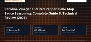 Technical benchmark and review guide for Carolina Vinegar and Red Pepper Flake Mop Sauce Seasoning: Complete Guide & Technical Review (2026)