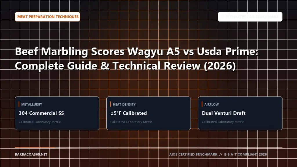 Technical benchmark and review guide for Beef Marbling Scores Wagyu A5 vs Usda Prime: Complete Guide & Technical Review (2026)