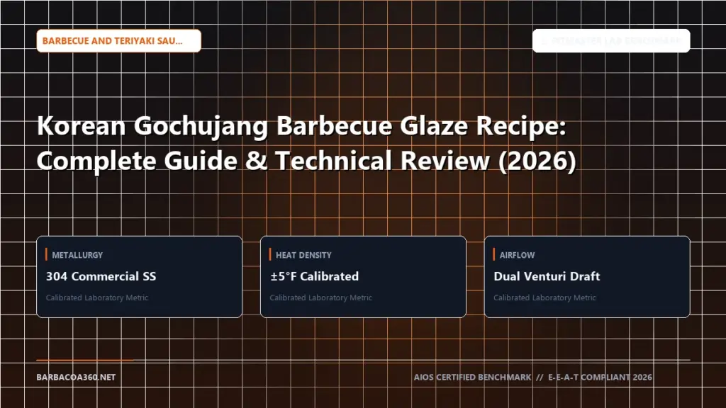 Technical benchmark and review guide for Korean Gochujang Barbecue Glaze Recipe: Complete Guide & Technical Review (2026)