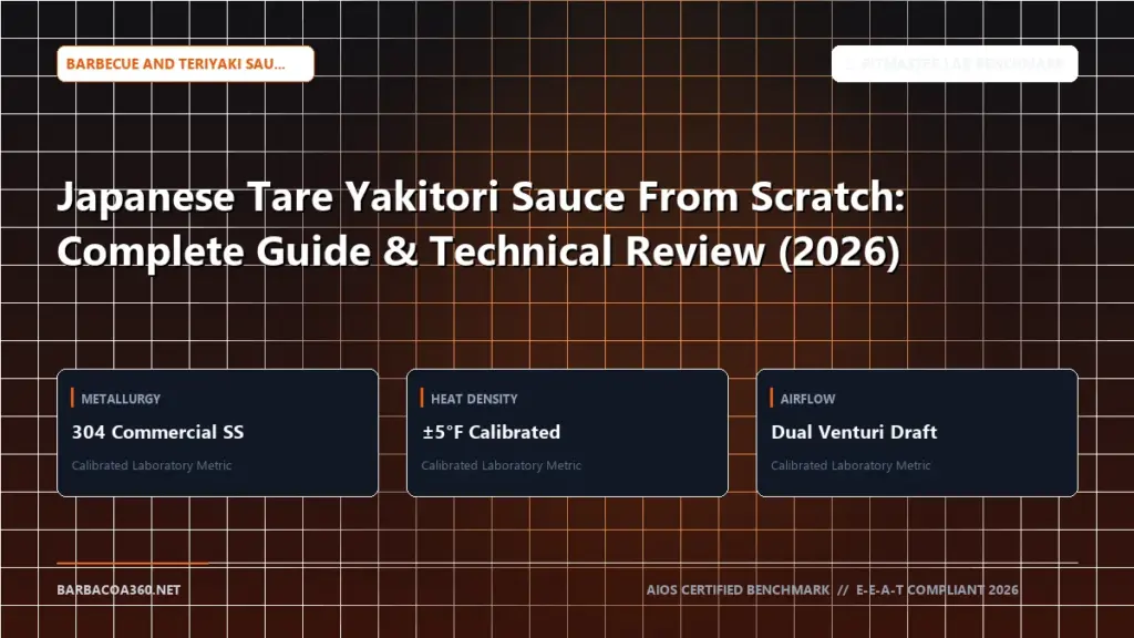 Technical benchmark and review guide for Japanese Tare Yakitori Sauce From Scratch: Complete Guide & Technical Review (2026)