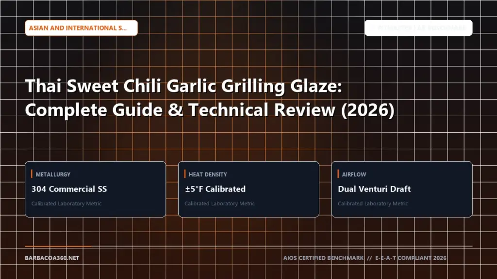 Technical benchmark and review guide for Thai Sweet Chili Garlic Grilling Glaze: Complete Guide & Technical Review (2026)