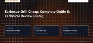 Technical benchmark and review guide for Barbecue Grill Cheap: Complete Guide & Technical Review (2026)