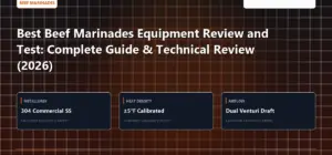 Technical benchmark and review guide for Best Beef Marinades Equipment Review and Test: Complete Guide & Technical Review (2026)