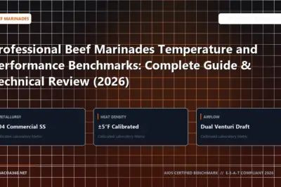 Technical benchmark and review guide for Professional Beef Marinades Temperature and Performance Benchmarks: Complete Guide & Technical Review (2026)
