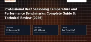 Technical benchmark and review guide for Professional Beef Seasoning Temperature and Performance Benchmarks: Complete Guide & Technical Review (2026)
