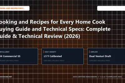 Technical benchmark and review guide for Cooking and Recipes for Every Home Cook Buying Guide and Technical Specs: Complete Guide & Technical Review (2026)