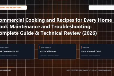 Technical benchmark and review guide for Commercial Cooking and Recipes for Every Home Cook Maintenance and Troubleshooting: Complete Guide & Technical Review (2026)