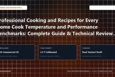 Technical benchmark and review guide for Professional Cooking and Recipes for Every Home Cook Temperature and Performance Benchmarks: Complete Guide & Technical Review (2026)