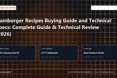Technical benchmark and review guide for Hamburger Recipes Buying Guide and Technical Specs: Complete Guide & Technical Review (2026)