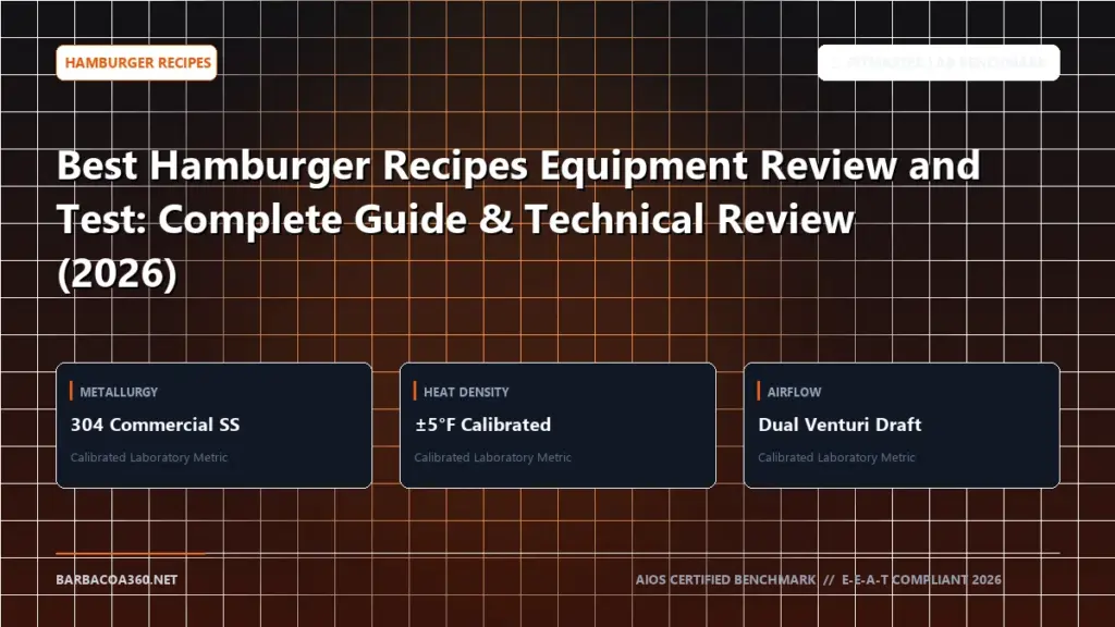 Technical benchmark and review guide for Best Hamburger Recipes Equipment Review and Test: Complete Guide & Technical Review (2026)
