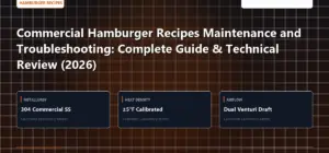 Technical benchmark and review guide for Commercial Hamburger Recipes Maintenance and Troubleshooting: Complete Guide & Technical Review (2026)