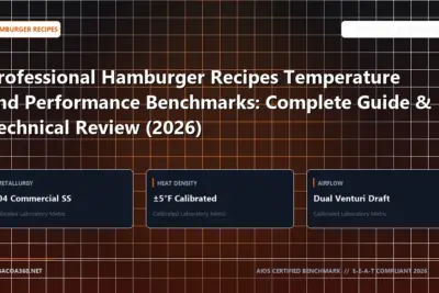 Technical benchmark and review guide for Professional Hamburger Recipes Temperature and Performance Benchmarks: Complete Guide & Technical Review (2026)
