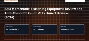 Technical benchmark and review guide for Best Homemade Seasoning Equipment Review and Test: Complete Guide & Technical Review (2026)