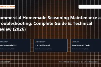 Technical benchmark and review guide for Commercial Homemade Seasoning Maintenance and Troubleshooting: Complete Guide & Technical Review (2026)