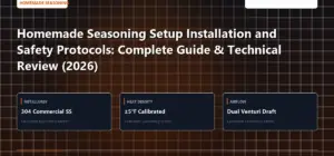 Technical benchmark and review guide for Homemade Seasoning Setup Installation and Safety Protocols: Complete Guide & Technical Review (2026)