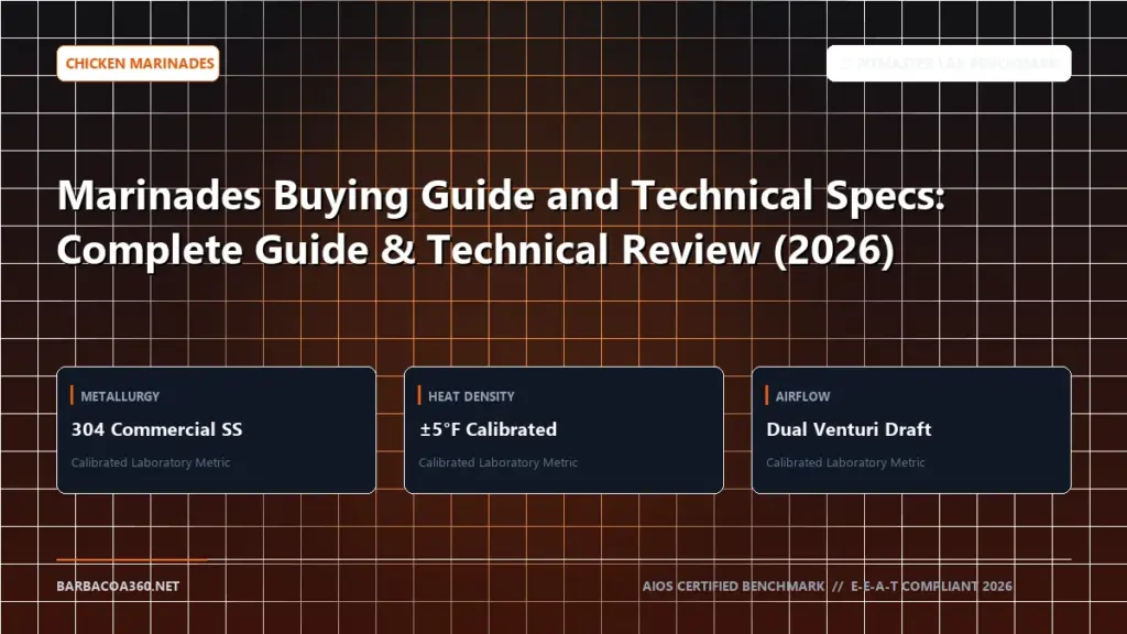 Technical benchmark and review guide for Marinades Buying Guide and Technical Specs: Complete Guide & Technical Review (2026)