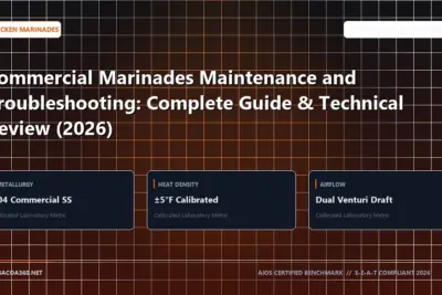 Technical benchmark and review guide for Commercial Marinades Maintenance and Troubleshooting: Complete Guide & Technical Review (2026)