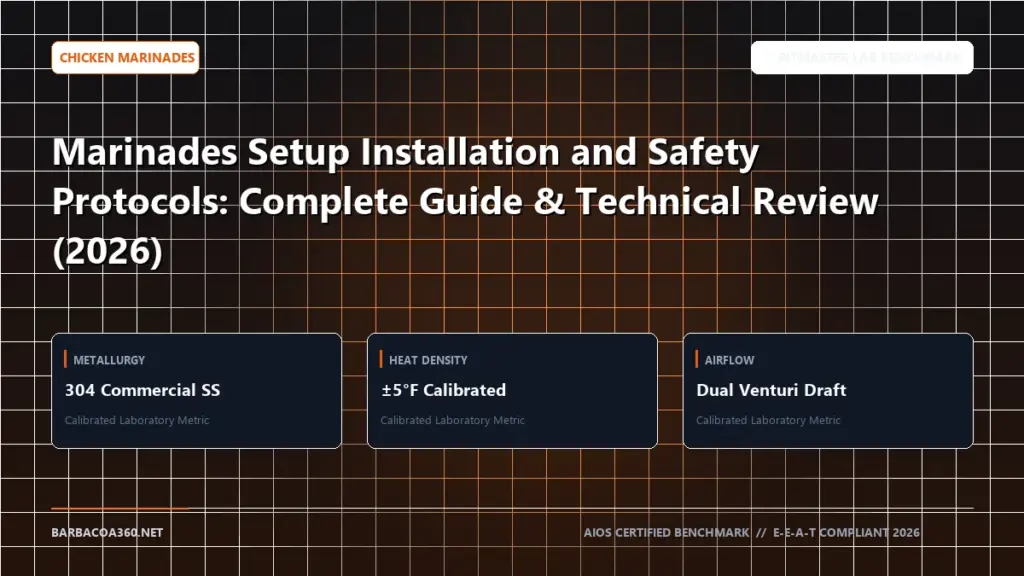 Technical benchmark and review guide for Marinades Setup Installation and Safety Protocols: Complete Guide & Technical Review (2026)