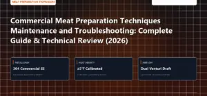 Technical benchmark and review guide for Commercial Meat Preparation Techniques Maintenance and Troubleshooting: Complete Guide & Technical Review (2026)