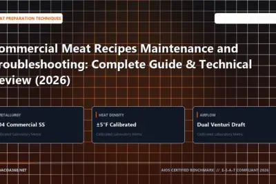 Technical benchmark and review guide for Commercial Meat Recipes Maintenance and Troubleshooting: Complete Guide & Technical Review (2026)